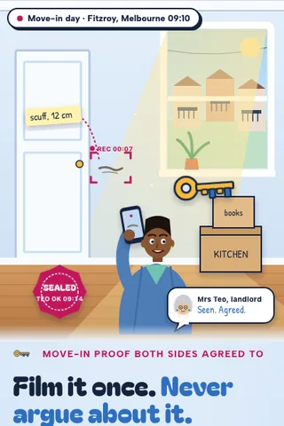 Lease Trail, first screen of the live demo